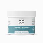 Aloe Vera Eye Wipes for Cleaning Dogs & Cats - Extra Large - Pack of 120