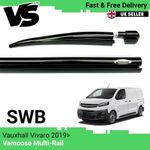VAMOOSE MULTI AWNING RAIL SWB VAUXHALL VIVARO CAMPER VAN C-TRACK BLACK DRIVEAWAY
