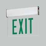 Nora Lighting NX-506-LEDG2MA Green LED Double Face Edge-Lit Exit