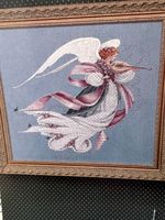 lavender& lace cross stitch chart angel of spring not in original package