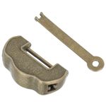 Antique Style Zinc Alloy Padlock for Retro Jewelry Box Durable and Decorative