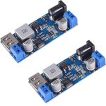 2Pcs 9V 12V 24V to 5V 5A Power Buck Converter, 12V to 5V Converter, USB Step-dow