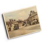 A6 PRINT - Vintage Yorkshire - The Square, Bramham (b)