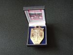 ENGLAND - 1966 WORLD CUP WINNERS MEDAL - C/W BOX - GOLD PLATED