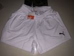 Puma rugby shorts White Size Large , Drawstring Waist , New In Packet