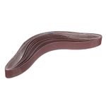 6pcs 100 Grits Aluminum Oxide Sanding Belts 2" x 48" Ring Abrasive Belts