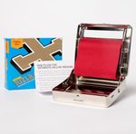 Rizla Automatic Rolling Machine Metal Box Fast Easy Portable Silver