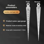 HOLE BORE GAUGE WIDTH MEASURING SIZE MEASURE METRIC IMPERIAL TAPER TAPERED TOOL