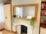Handmade English Oak Waxed Mirror with Shelf | Rustic Wall Mirror | Solid Wood