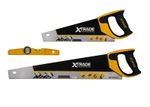 XTrade Pro 22" Universal Handsaw, 14" Toolbox Saw & Spirit Level Set - X0900068