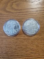 (2) Beautiful 2013 SILV*ER AMERICAN EAGLES 1 OZ COINs