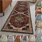 Washable Hallway Runner Rug Non Slip Kitchen Carpet Entryway Bedside Floor Mats