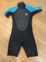 Gul Junior G Force shorty 3mm wetsuit. Size JL. Turquoise/black.