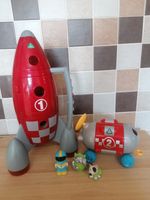 ELC Happyland Light Up Space Rocket And Buggy With Figures