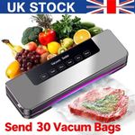 Electric Sealing Machine +30 Bags Automatic Vacuum Sealer Food Sealer Dry Wet
