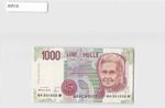 *(A)Italy Banknote 1000 Lire , Curency Paper Money[A9516]8d3
