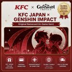 Genshin Impact x Japan KFC Alhaitham And Kaveh Namecard Exchange Code Only