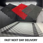 VENTED Modular Interlocking Garage Flooring Tiles, Showroom Outdoor Detailing