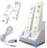 BOX CHARGER DOCKING STATION + 2x RECHARGEABLE BATTERY PACK FOR WII REMOTE