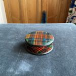 Antique Mauchline Tartan Ware Pin Pot Hay & Leith 6cm