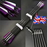 12X 30" Carbon Arrow Archery SP500 Turkey Feather RecurveBow CompoundBow Hunting
