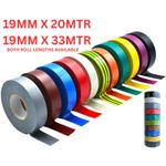 PREMIUM ELECTRICAL INSULATION TAPE PVC FLAME RETARDENT 19MM X 20M / 19MM X 33M