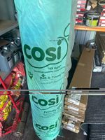 X10 rolls of Cosi Foam Carpet Underlay Roll 15m x 1.37m 11mm Green TOG 2.8