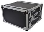 19" 6U Rack Flight Case 350mm Deep with Strong Ply Construction & Removable Lids