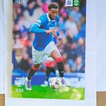 Rangers v Hibernian Premier Sports Cup Quarter-Final 20 Sep 2025 Programme