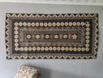 Vintage Tapa Cloth Wall Hanging Tribal Oceanic Art