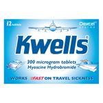 Kwells 300mcg Tablets - For Nausea Travel Sickness - 12 Tablets