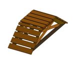 Pallet Tabletop Jump 3D Printed Mini Skate Ramp Fingerboard Skatepark Accessory