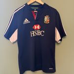 British & Irish Lions Adidas Australia 2013 Navy Training Rugby Jersey Mens L