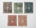 ITALY TUSCANY 1860 Short Set (Sa18/22) - Fine Used - €3200