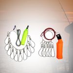 Fishing Stringer Big Fish Lock with Float High Strength Snaps Live Fish Lock