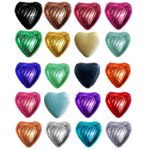 Foil Wrapped Milk Chocolate Hearts Wedding Party Favours