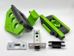Tubular Latch Jig Router Template for Zoo / Delta PRTL64 / PRTL76  Tubular Latch