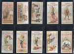 NOSTALGIA REPRINTS - CLOWNS AND CIRCUS ARTISTES (TADDY) - FULL SET OF 20 CARDS