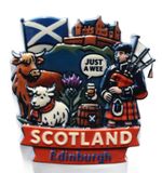 3D -SCOTLAND EDINBURGH Fridge Magnet City Souvenir Travel Memory Gift Idea