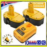 Upgraded 1/2PACK Battery for Dewalt 18V XRP DE9098 DC9096 DE9095 DC725 DE9039 UK