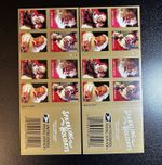40ct Sparkling Holidays Forever Stamps, 2 Books, FREE SHIPPING, Santa Christmas 