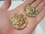 Brass Ormolu Furniture Hardware Mount French Flower Antique STYLE x1 - £3each