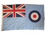 RAF Fully Sewn Embroidered 1 Yard Cotton Ensign Flag with Rope and Toggle