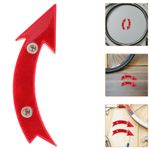 10Pcs Reusable Cycling Reflectors Red Bright Waterproof Safety Bike Wheel Lights