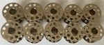 FRISTER & ROSSMANN METAL BOBBINS X 10 