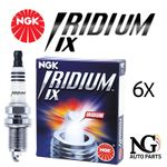 NGK IRIDIUM IX SPARK PLUGS - SET OF 6 - BKR8EIX NGK 2668