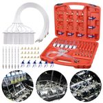36Pc 6-Cylinder Diesel Injector Flow Meter Adaptor Kit Common Rail Leak Off Test