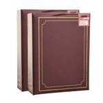 Photo Album Slip in case 4x6"/ 10x15cm Slip in Padded Holds 200 Photos Pack of 2