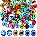 100 Pcs Glass Eyes For Crafts Doll Animal Eyes Crochet Realistic Eyeballs