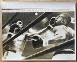 CASSIUS CLAY ON THE ATTACK VS SONNY LISTON RARE ORIGINAL PRESS PHOTOGRAPH 1964!!